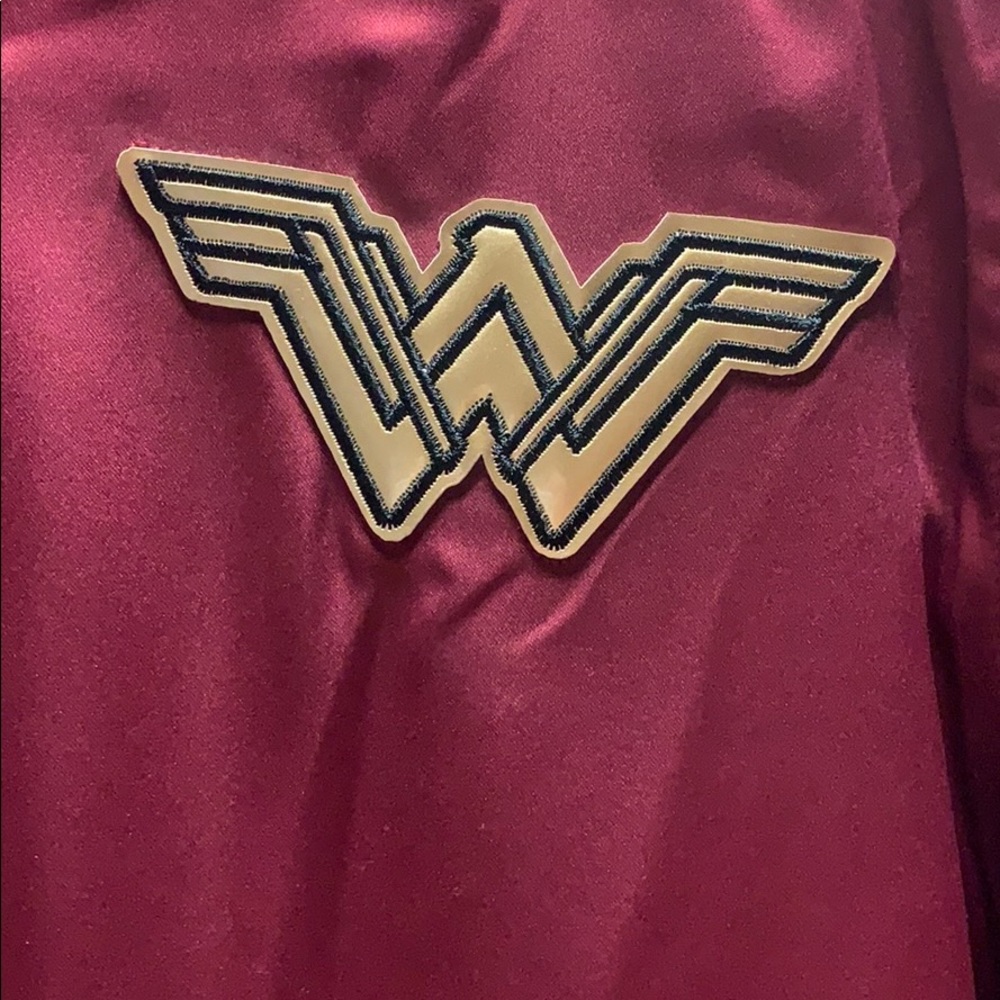 Wonder Woman Burgundy Jacket